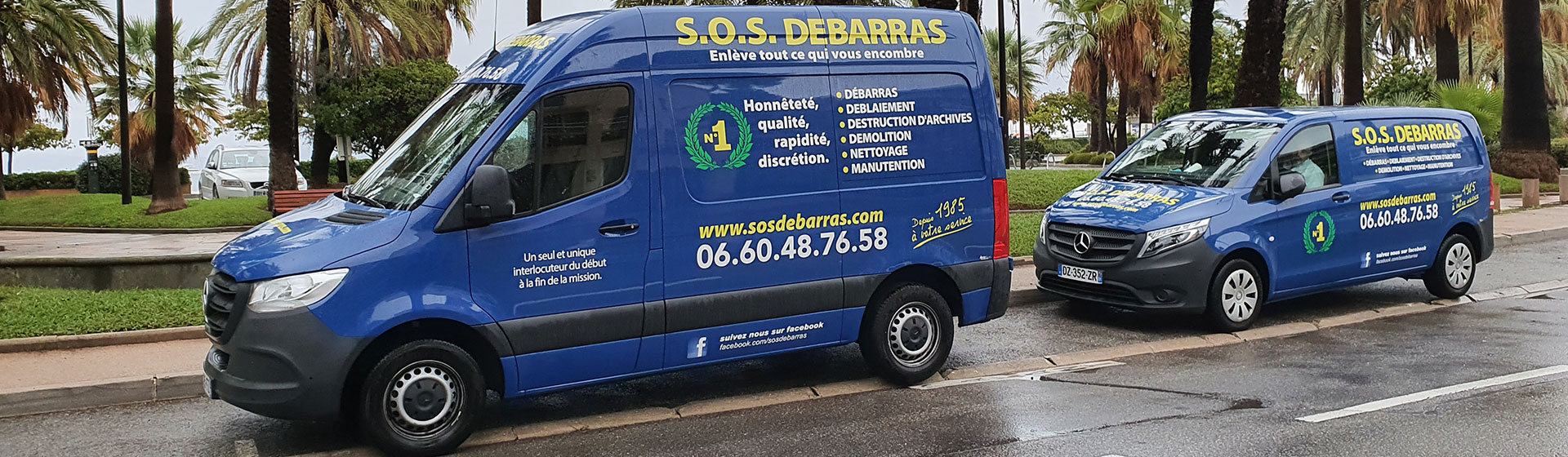 Camionnette SOS Débarras